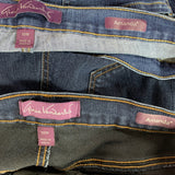 2 Gloria Vanderbilt Womens Plus Size 18W Cotton Blend Amanda Denim Blue Jeans