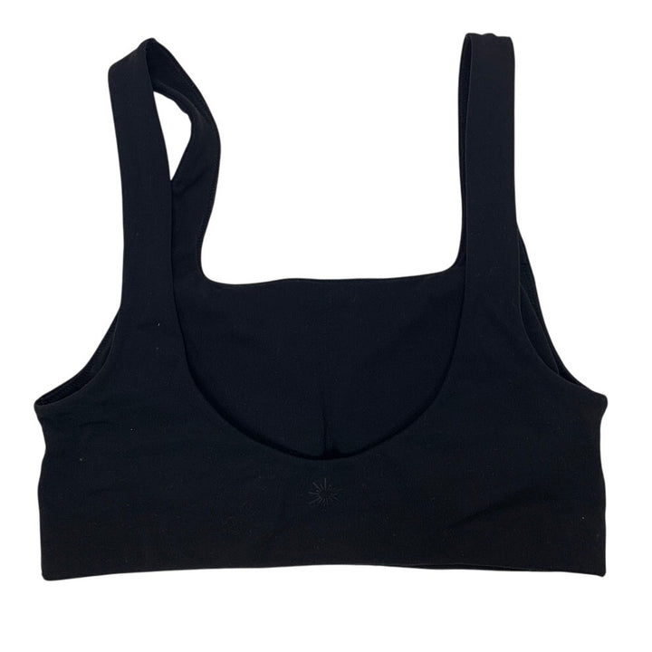 New Aerie Womens Small Black Thick Strap Pullover Scoop Neck Sports Bra