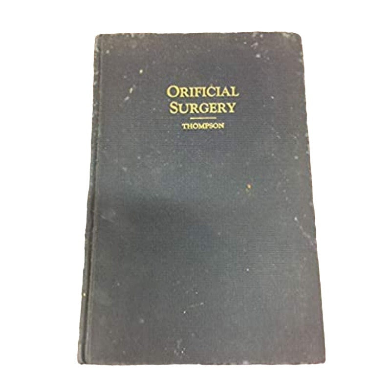 Vintage First Ed 1924 Orificial Finger Surgery Douglas Thompson hard cover book