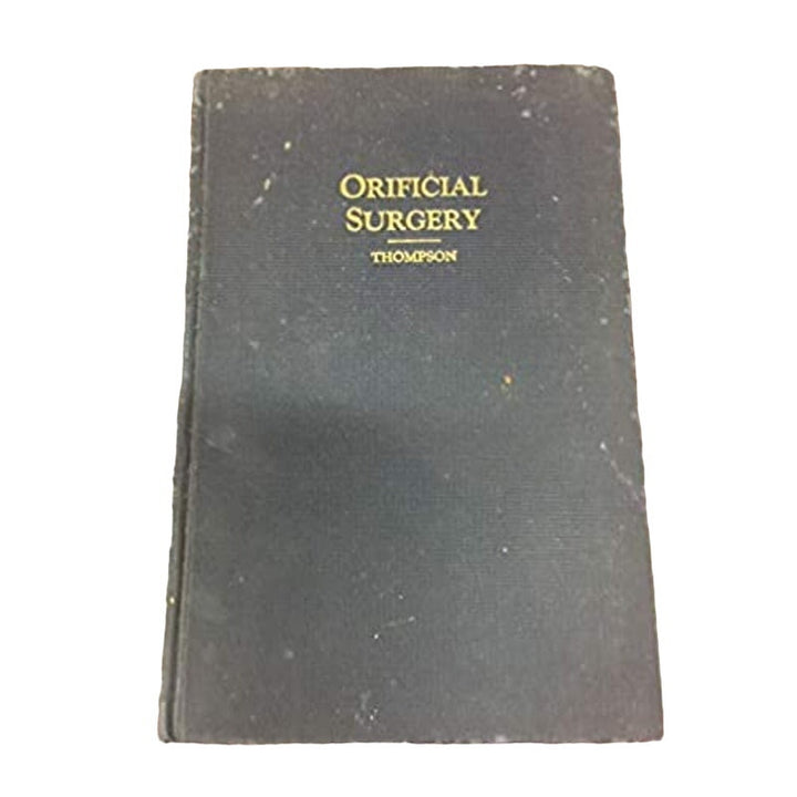 Vintage First Ed 1924 Orificial Finger Surgery Douglas Thompson hard cover book