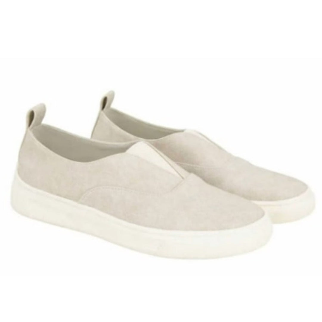Kensie Womens Size 6 Beige Salia Slip On Flexible Comfort Sneaker Shoes