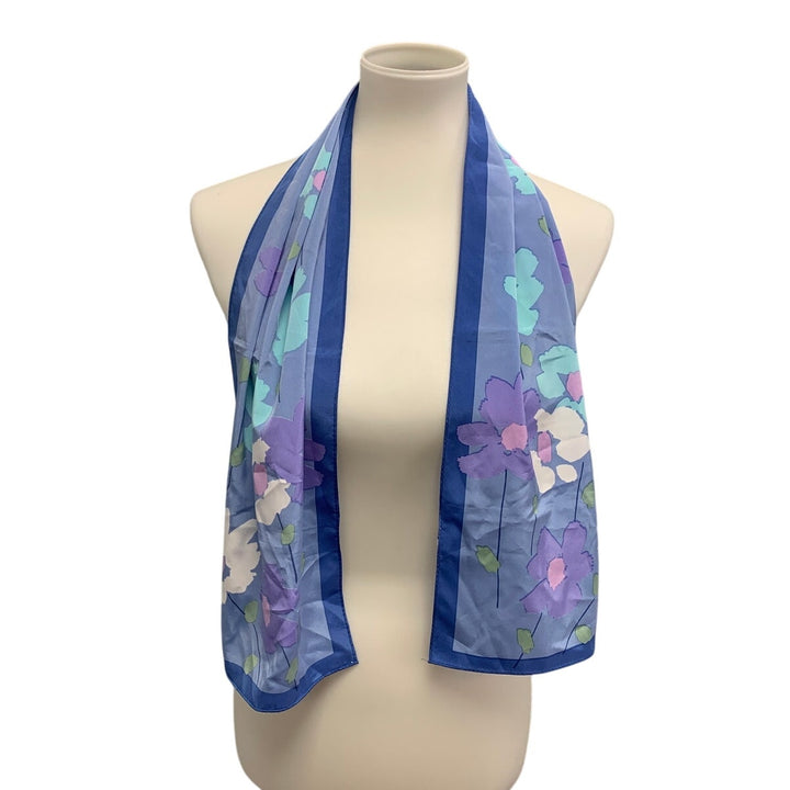 Vintage Womens Verasa by Vera Polyester Rectangular Floral Fashion Scarf