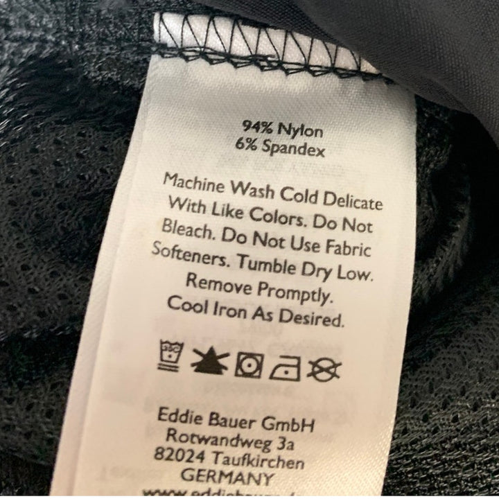 New Eddie Bauer Womens Black Mid Rise UPF 50+ Flexion StormRepel Guide Shorts