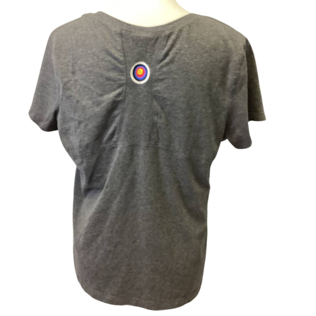 Danskin Womens XXL Archery Chick Short Sleeve Cotton Blend Crew Neck Tee Shirt