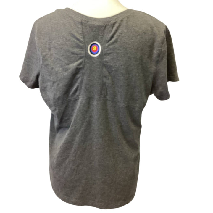 Danskin Womens XXL Archery Chick Short Sleeve Cotton Blend Crew Neck Tee Shirt