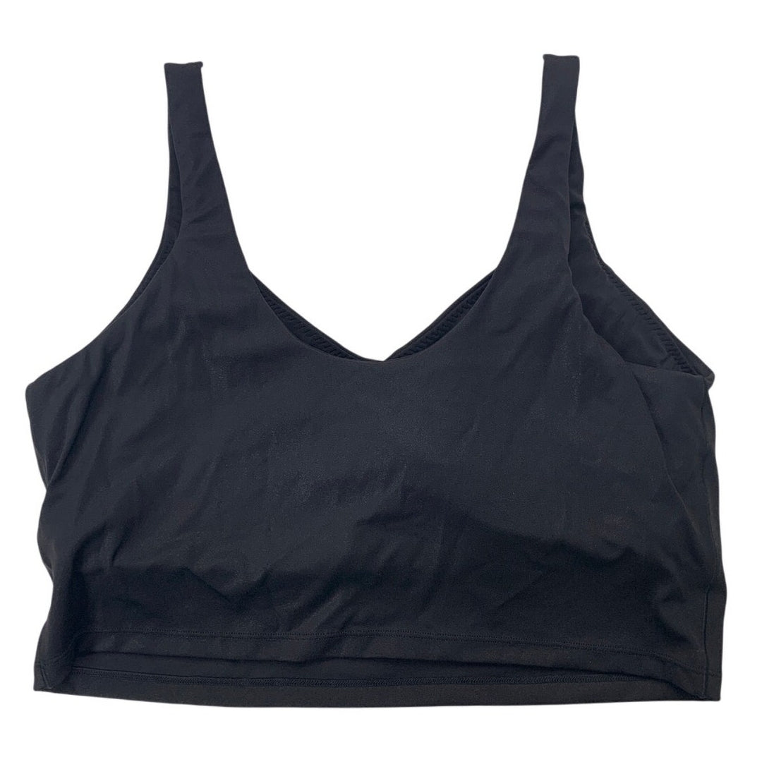 New Aerie Womens XXL Black Tank Top V-Neck Athletic Sports Bra Top Sample