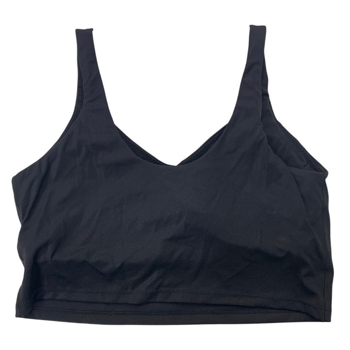 New Aerie Womens XXL Black Tank Top V-Neck Athletic Sports Bra Top Sample