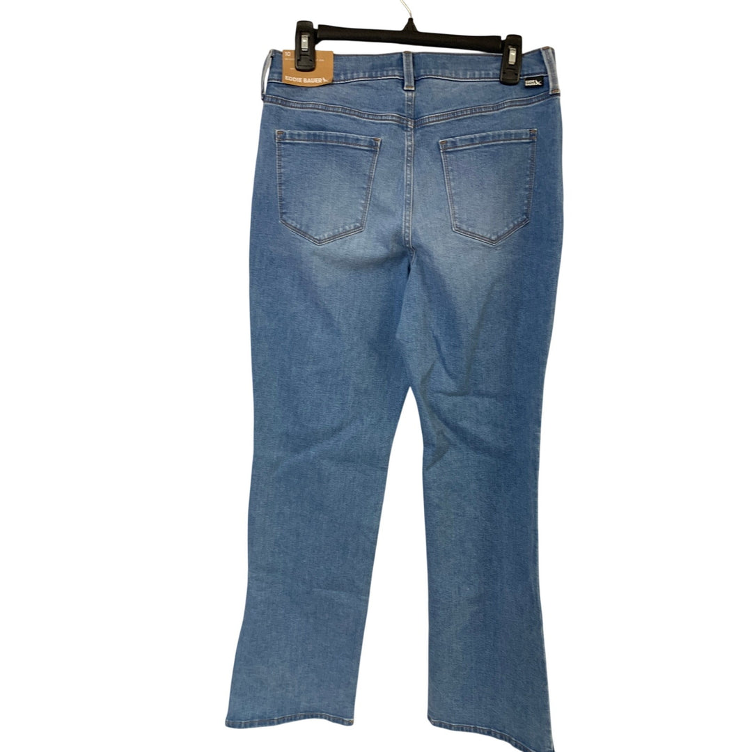 New Eddie Bauer Womens Venture Stretch High Rise Bootcut Creek Blue Jeans