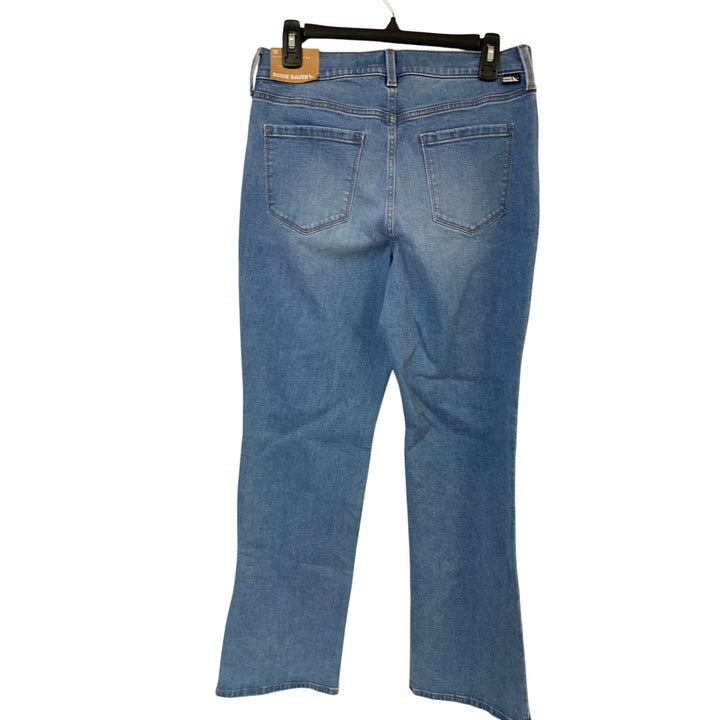 New Eddie Bauer Womens Venture Stretch High Rise Bootcut Creek Blue Jeans
