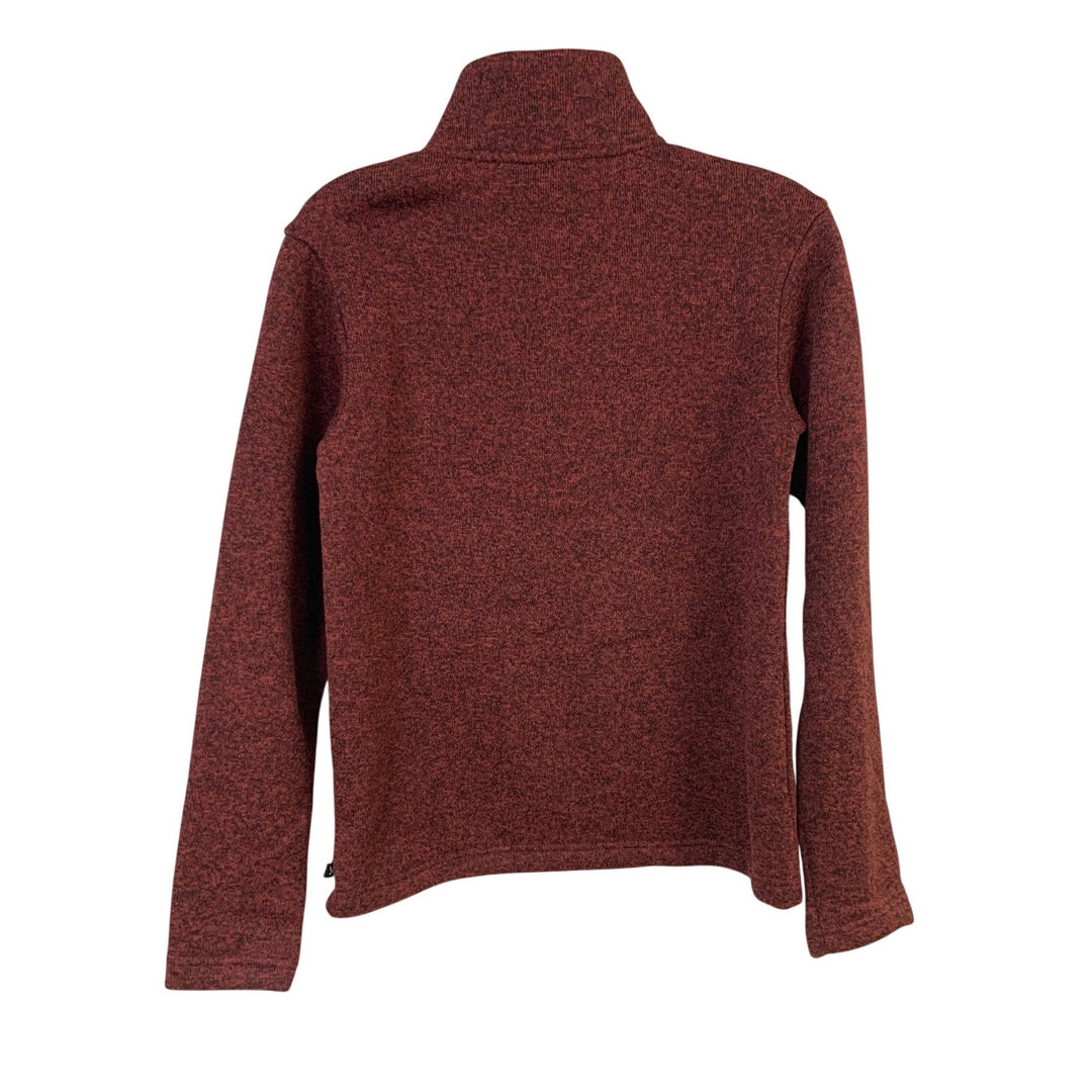 New Eddie Bauer Womens XS Black Cherry Radiator 2.0 Half Zip Sweatshirt Top