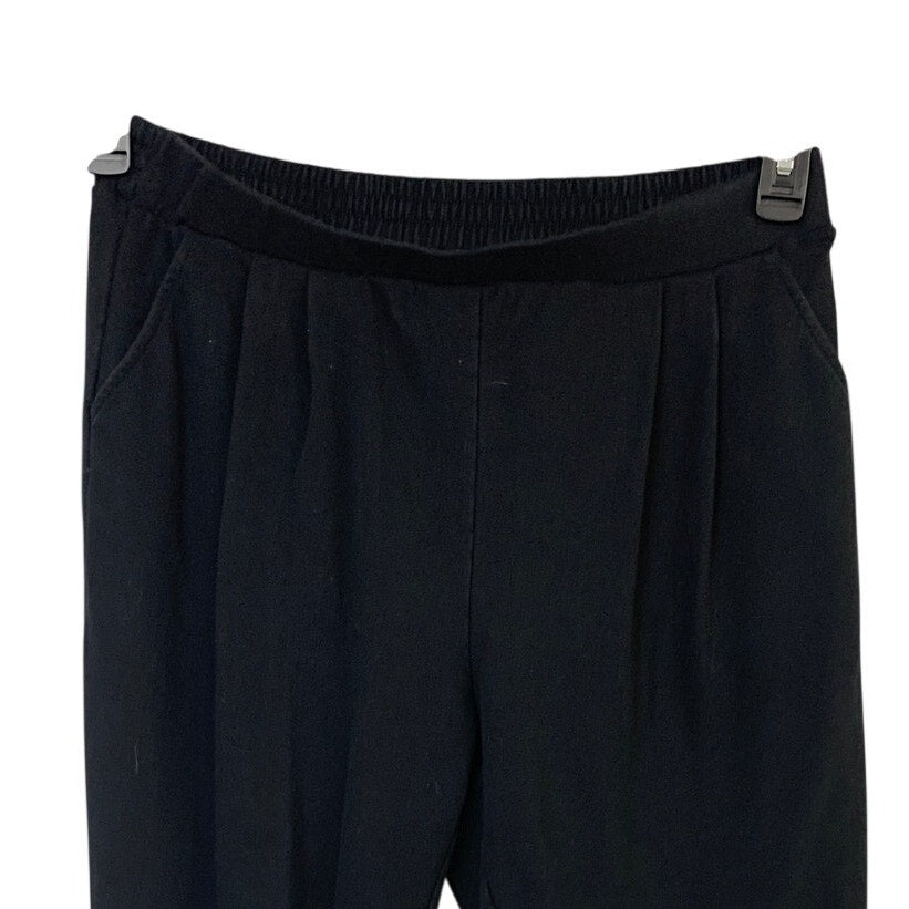 Zerdocean Women’s Plus 1X Black Cotton Joggers, Stretch Waist