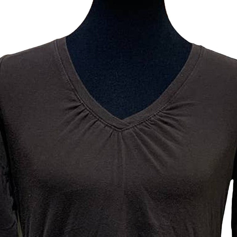 Motherhood Maternity Small Long Sleeve V-Neck Lightweight Stretch Cotton Top Tee