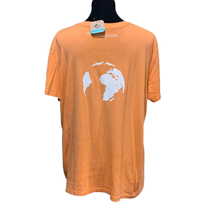 Hand Printed Upcycled Womens 3X Saving the Planet is My Superpower Tee Shirt