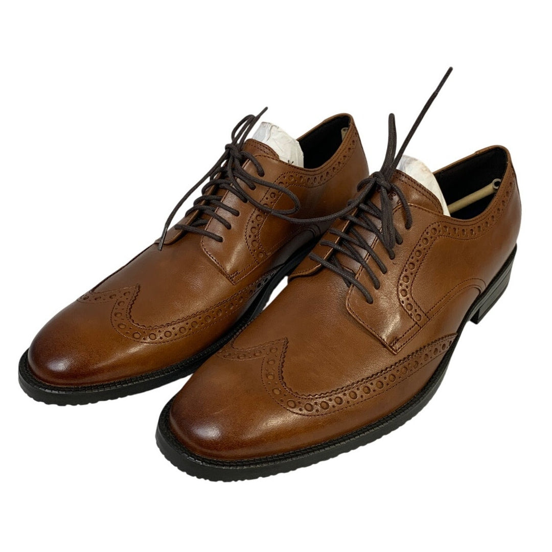 Cole Haan Mens Size 8.5 Brown British Tan Me Wing Oxford Round Toe Lace Up Shoes
