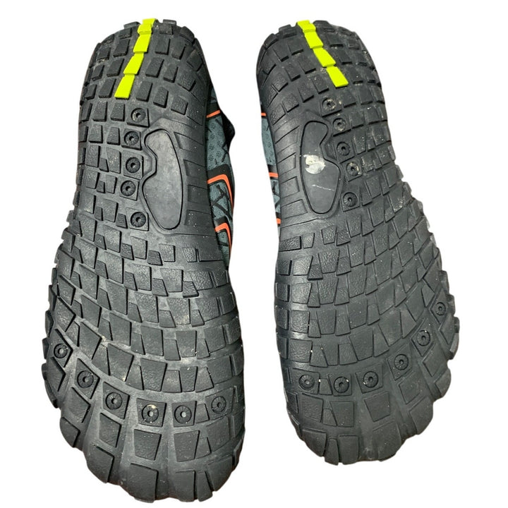 Ubfen Mens 10 Gray Orange Quick Dry Barefoot Boating Fishing Swim Water Shoes