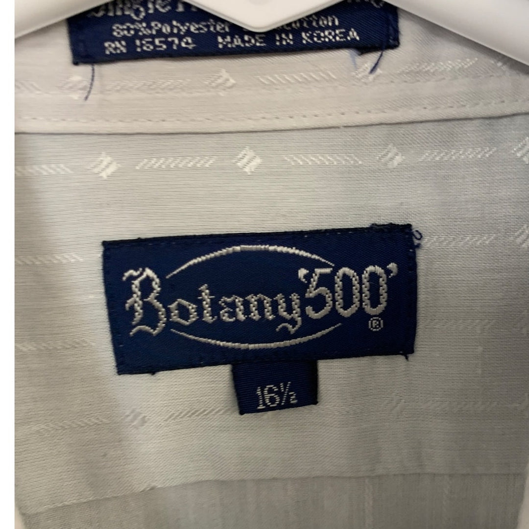 Lot of 2 Botany 500 Van Heuson Mens Large Short Sleeve Button Up Shirts EUC