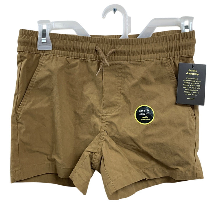 2 New Art Class Boys Medium (8) Cotton Rayon Blend Solid Gray Brown Shorts