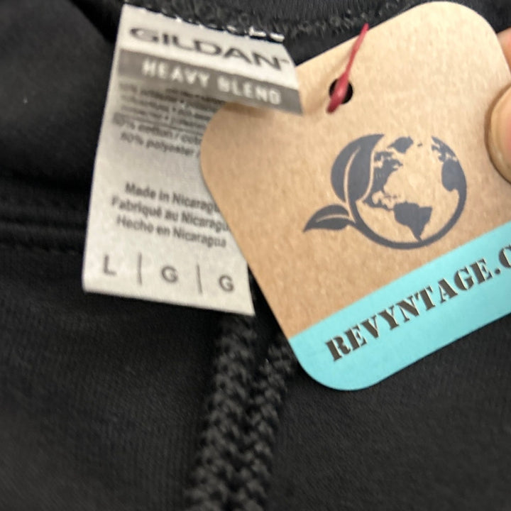 New Hand Printed Mens Large Texas Rebel Alliance Bird Anti-Ice Protest Hoodie