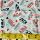 New Create It 18"X21" Valentine Puppy Dog Cotton Fat Quarter FQ Quilting Fabric