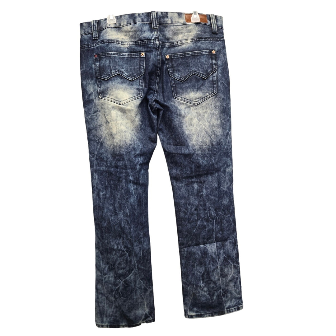 Winchester Mens 36 Factory Distressed &amp; Paint Splattered Bleached Lined Jeans