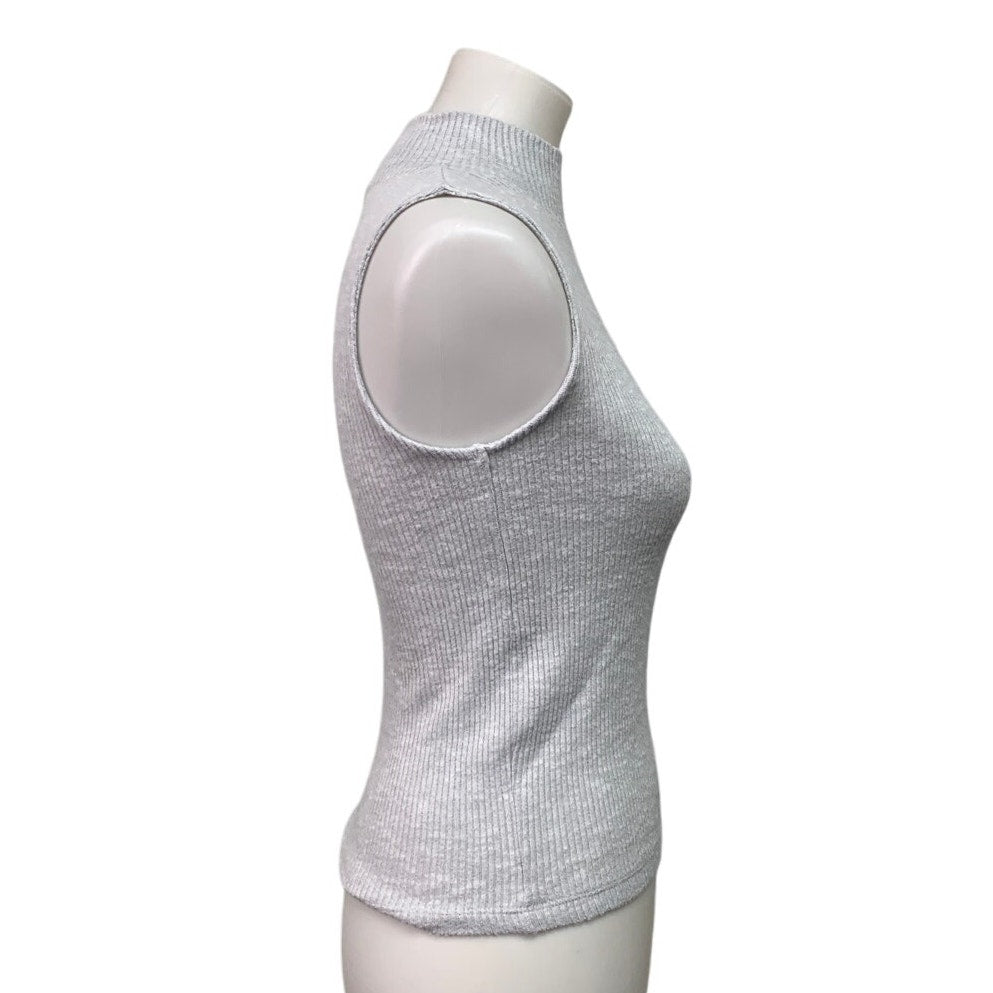 2 New American Eagle Womens Small Sleeveless Side Tie Mock Turtleneck Tops