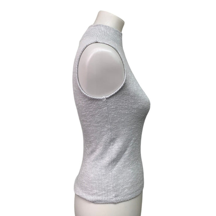 2 New American Eagle Womens Small Sleeveless Side Tie Mock Turtleneck Tops