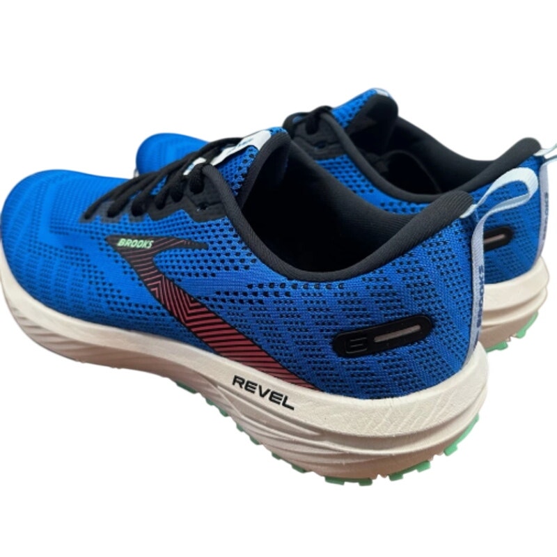 Brooks Revel 6 Mens Size 11 Victoria Blue Lace Up Energize Neutral Running Shoes