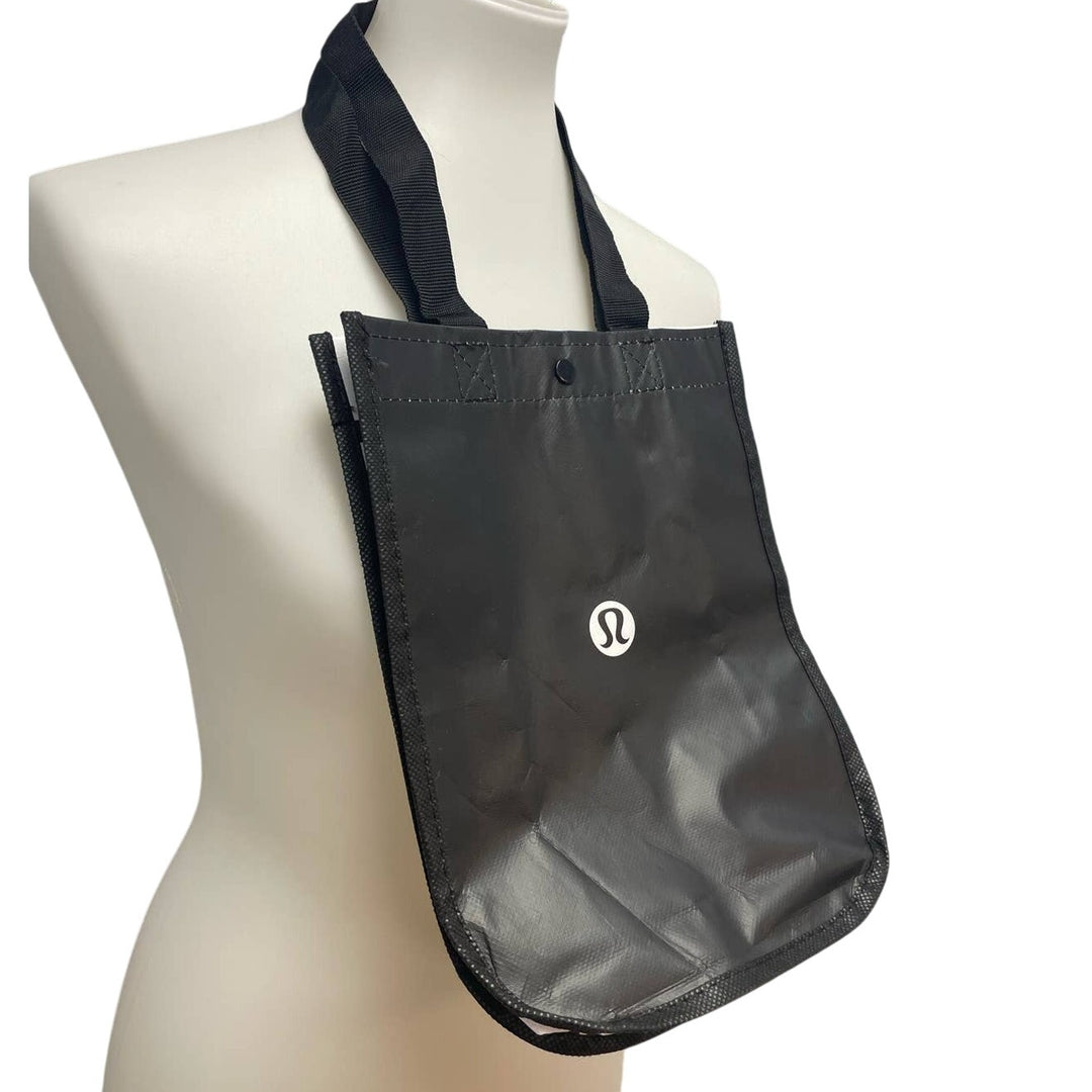 Lululemon 100% Recycled Polypropylene Snap Closure Reuseable Shopper Tote Bag
