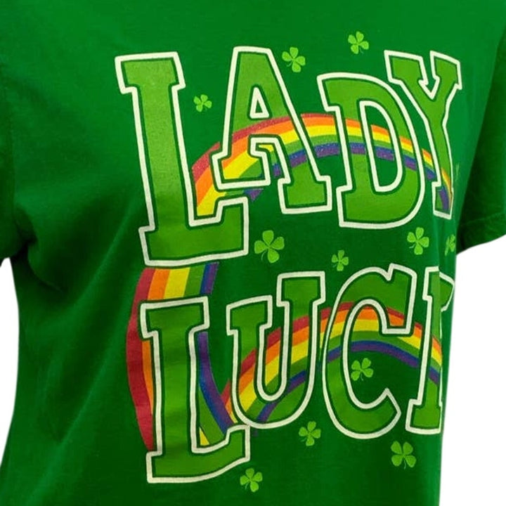Lady Luck Womens Large 100% Cotton St Patrick&