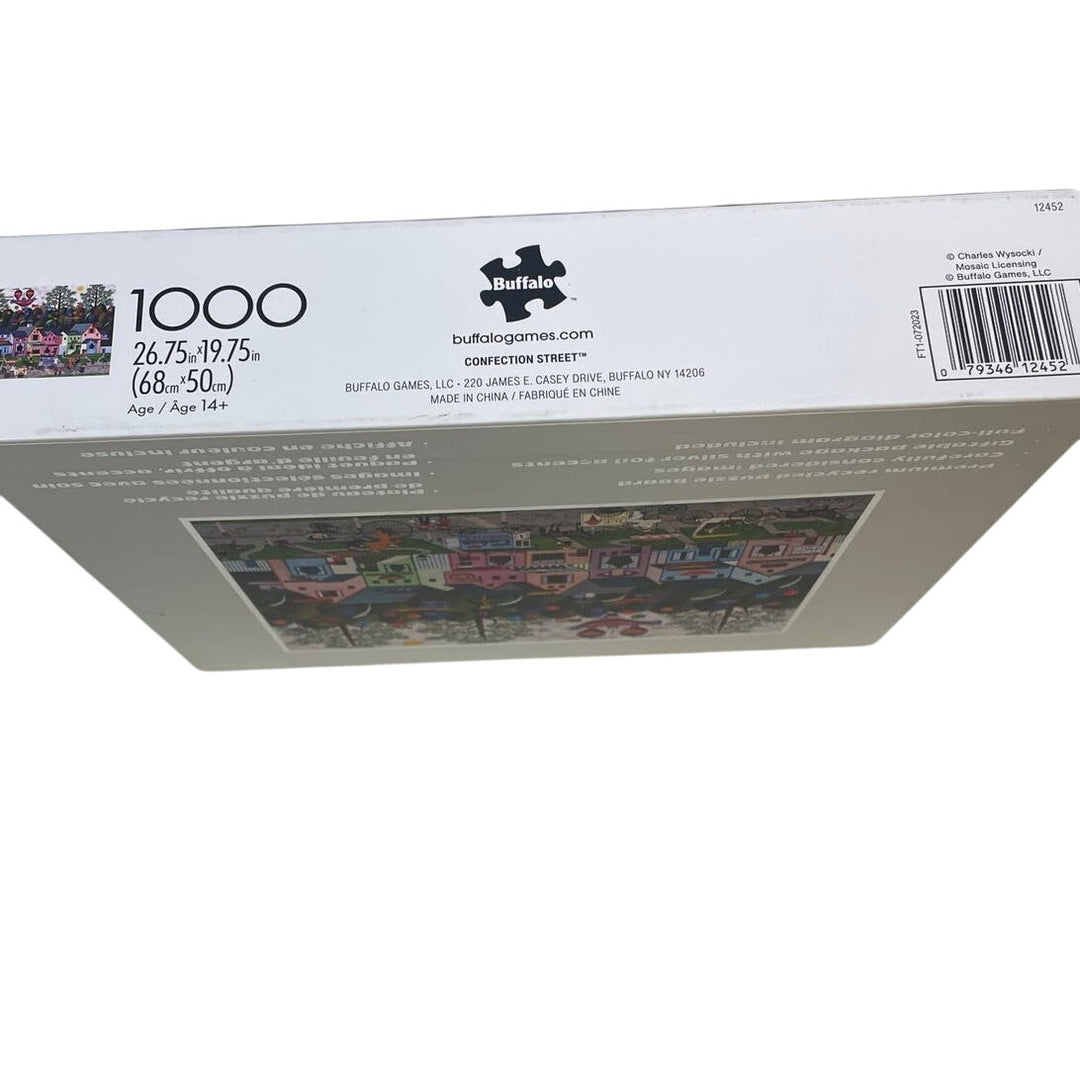 Buffalo 1000 Piece Charles Wysocki 27" by 20" Colorful Cardboard Jigsaw Puzzle