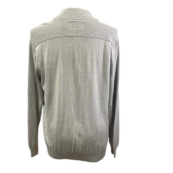 Rue 21 Mens XXL Long Sleeve 1/2 Button Down Ribbed Cotton Acrylic Knit Sweater