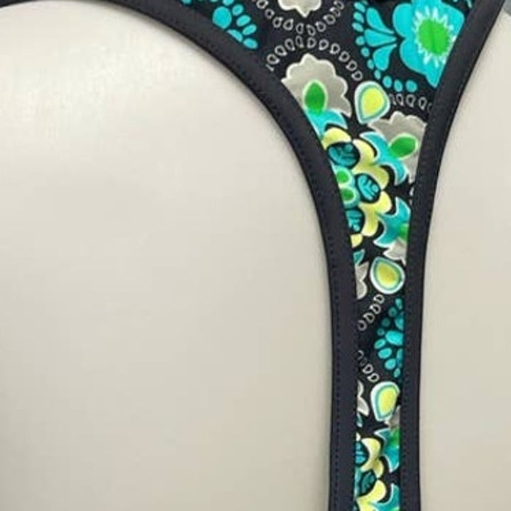 Womens XL Racerback Attached Flowy Nylon Blend Activewear Sports Bra Tank Top
