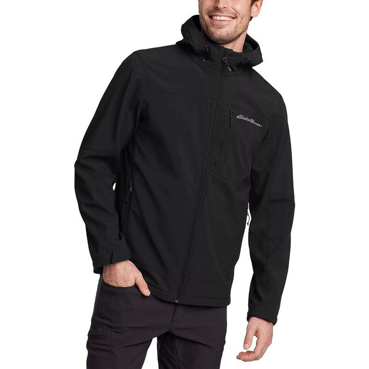 New Eddie Bauer Mens Small Black Insulated Cloud Cap Stretch Polyfill Jacket