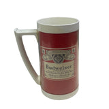 Vintage Thermo-Serve Made in USA Genuine Budweiser Plastic Beer Mug Stein