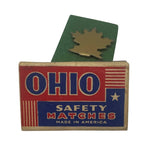 Vintage Wadsworth Ohio Match Company Cardboard Box W Plastic Striking Cover