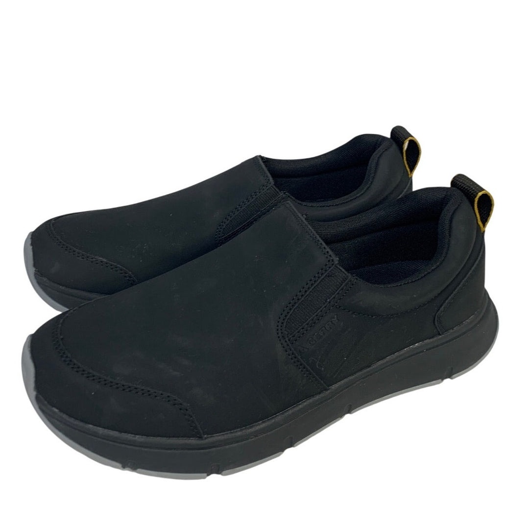 Gerry Mens Size 10 Black Slip On Low Top Round Toe Casual Loafer Shoes