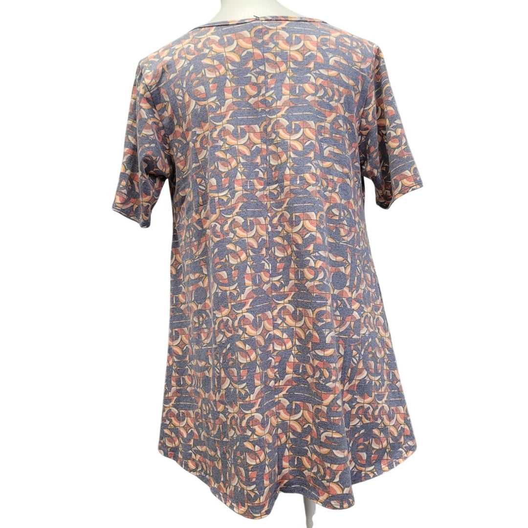 Hand Printed Upcycled Womens Medium Seek First the Kingdom of God Long T-Shirt