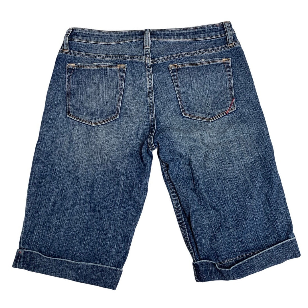 Banana Republic Womens Size 6 Stretch Classic Straight Leg Denim Jean Shorts