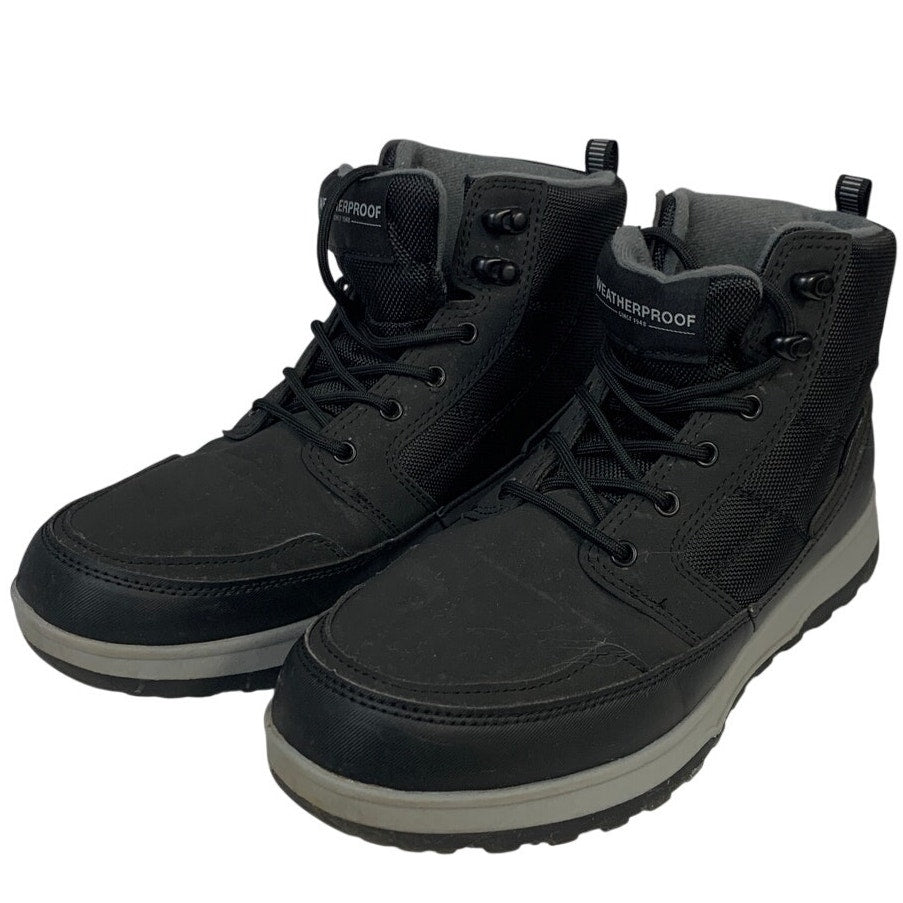 Weatherproof Mens Size 9 Black Lace Up Jenkins Hiking Outdoor Trekking Boots