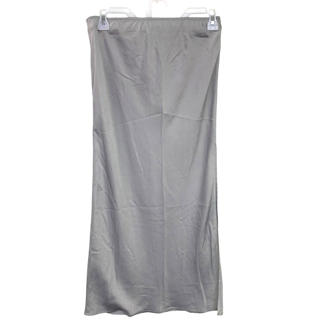 New American Eagle Womens Size 8 Dove Gray Maddie &amp; Kenzie Ziegler Midi Skirt
