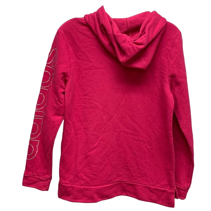 Adidas Girls Youth Extra Large 16 Pullover Hoodie Sweatshirt with Front Pockets