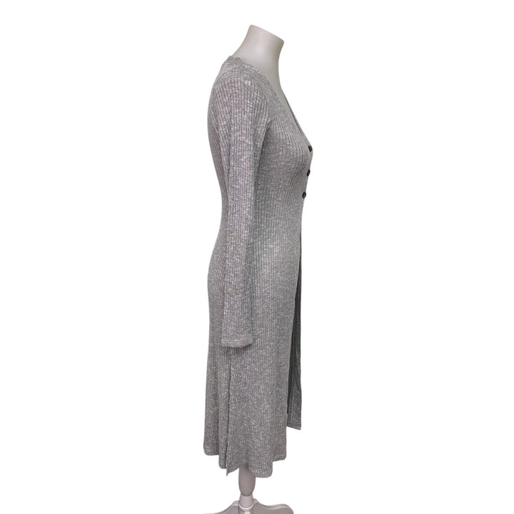 New American Eagle Womens Small 3-Button Long Sleeve Duster Cardigan Sweater