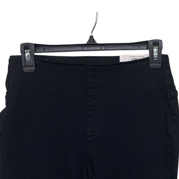 NWT New INC Womens Size 6 Mid Rise Skinny Stretch Black Jeans Pants