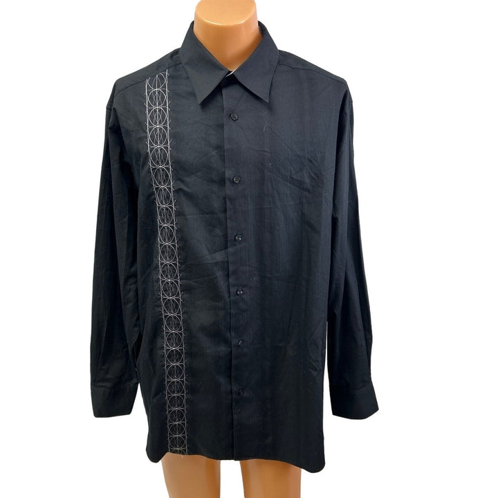 Crazy Horse Mens XXL Long Sleeve PolyCotton Long Sleeve Button Down Shirt