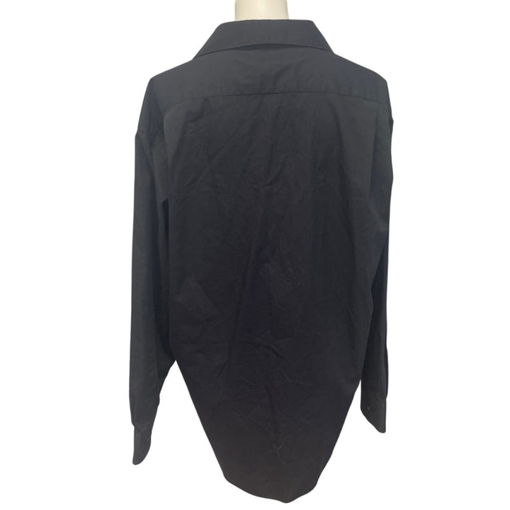 Croft &amp; Borrow Mens Large PolyCotton Long Sleeve Button Up Shirt w Front Pocket