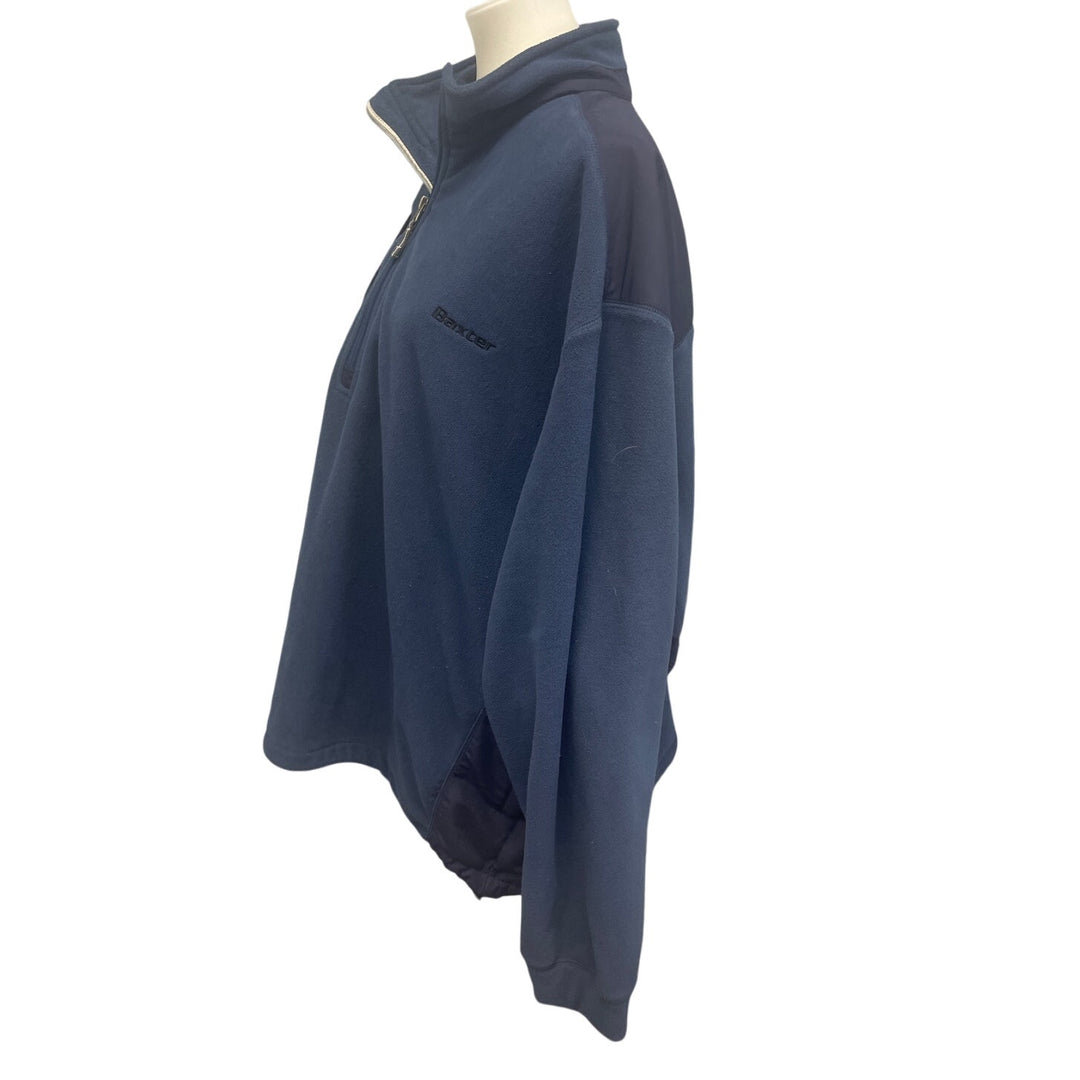 Page &amp; Tuttle Mens 3X 100% Polyester Long Sleeve Quarter Zip Pullover Jacket
