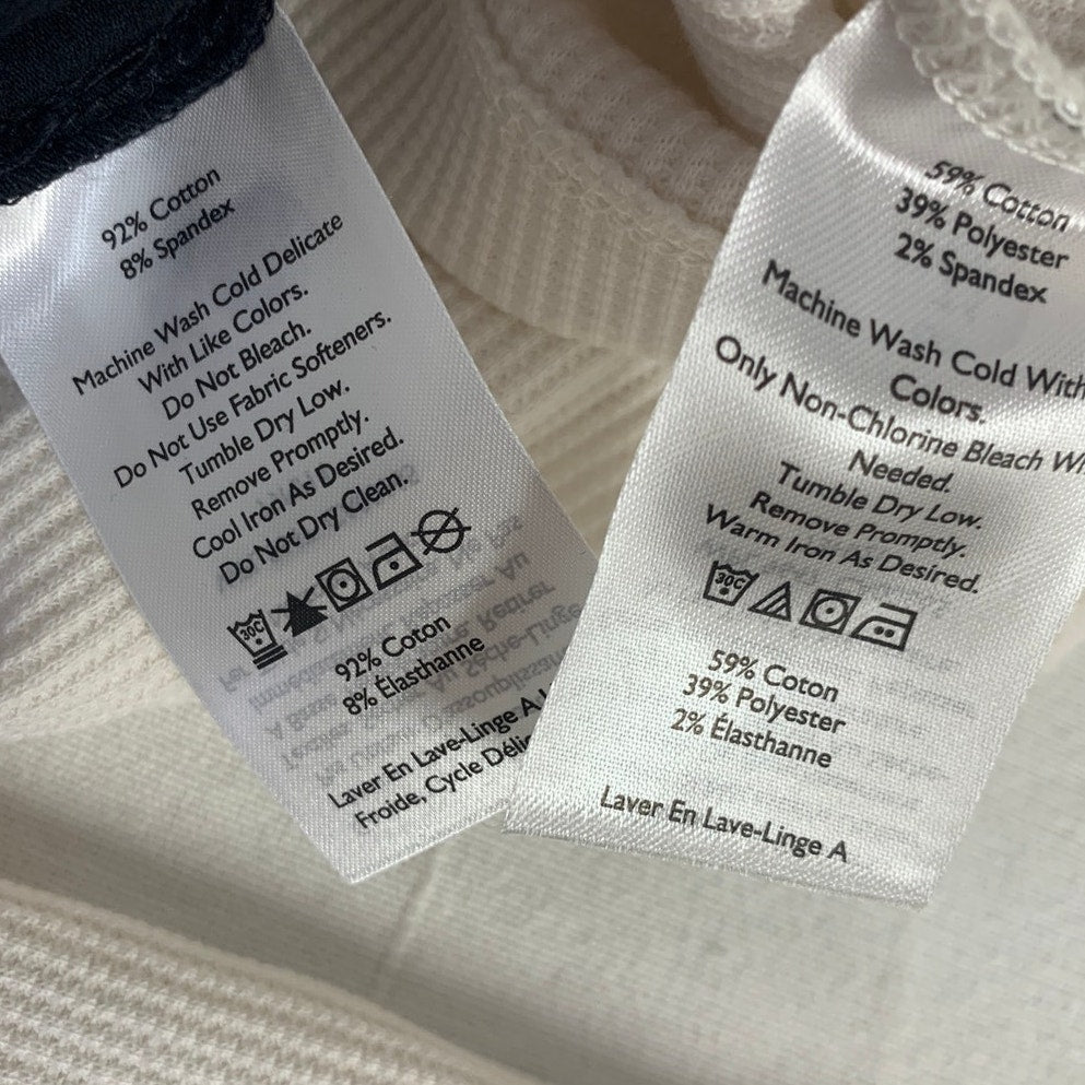 2 New Eddie Bauer Womens Large Tall Tempo Hoodie Thermal Henley Tops