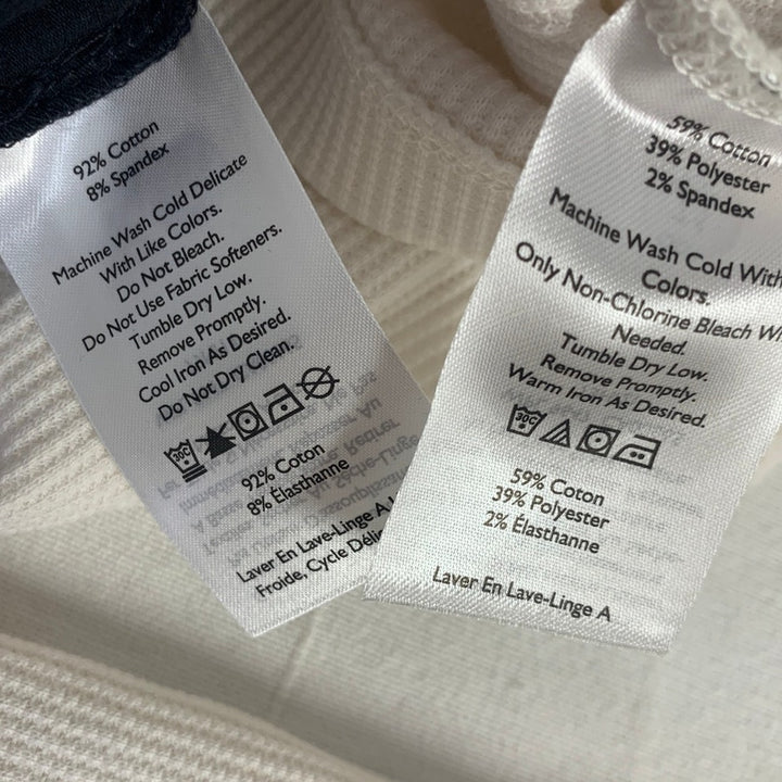 2 New Eddie Bauer Womens Large Tall Tempo Hoodie Thermal Henley Tops