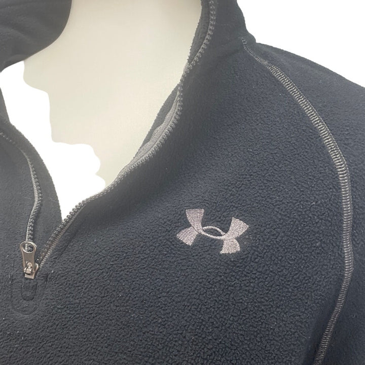 Under Amour Mens Large 100% Polyester Long Sleeve Quarter Zip Pullover Jacket