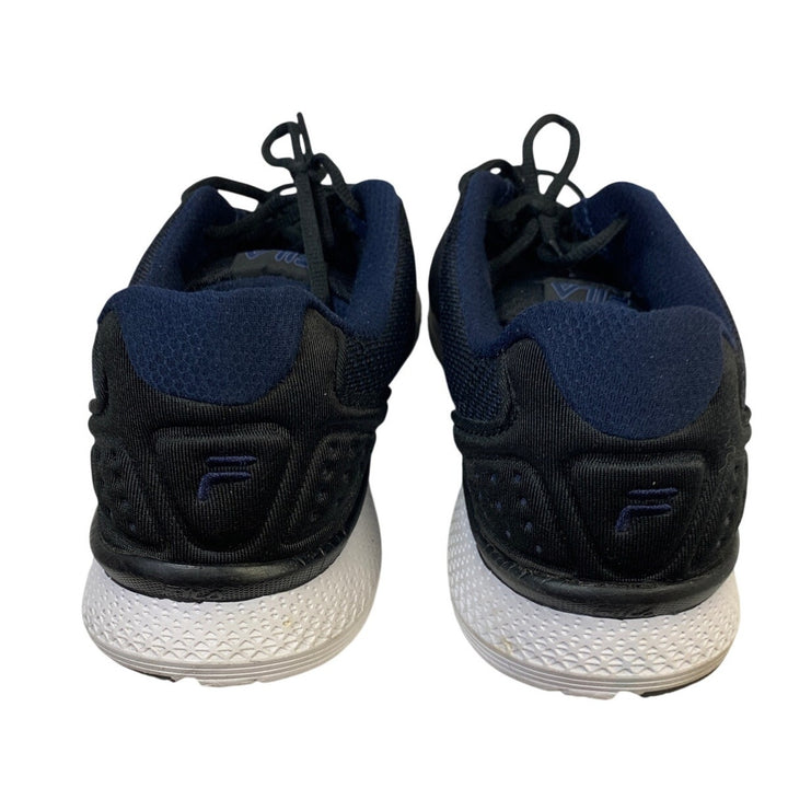 FILA Mens Size 10.5 Navy Black Sneakers Lace Up Round Toe Athletic Shoes